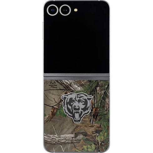 NFL Chicago Bears Realtree Xtra Green Camo Galaxy Z Flip6 Skin